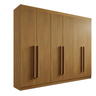 Guarda Roupa Casal 6 Portas 6 Gavetas Da Vinci D'Doro Cinamomo - 1
