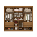 Ver imagem 5 de Guarda Roupa Casal 6 Portas 6 Gavetas Da Vinci D'Doro Cinamomo