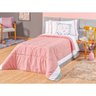 Edredom Infantil Love Solteiro 4 Peças Rosê - 3