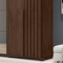 Ver imagem 3 de Guarda Roupa Casal com Espelho 6 Portas Amsterdã Rv Móveis Noce