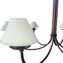 Ver imagem 5 de Lustre Rustico Simples 6l Artesanal Área Gourmet com Cúpulas