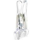 Ver imagem 1 de Kit 40 Presilhas de Roupas para Cabides Loja Prendedores Reforçadas Transparente Cinquetti