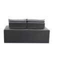 Ver mais imagens de Sofá Retrátil e Reclinável 3 lugares com Molas 1,80m Laisa Suede Cinza Madelina Decor