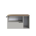 Ver imagem 4 de Gabinete de Banheiro Suspenso 1 Toalheiro 2 Portas e 1 Gaveta 80cm Mel/arenas - Bh8020ma