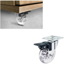 Ver imagem 3 de Rodízio Giratório Transparente com Freio Soprano 50mm