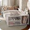 Mini Cama Infantil Montessoriana Aconchego com Nicho:branca - 4