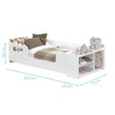 Ver imagem 6 de Mini Cama Infantil Montessoriana Aconchego com Nicho Branca