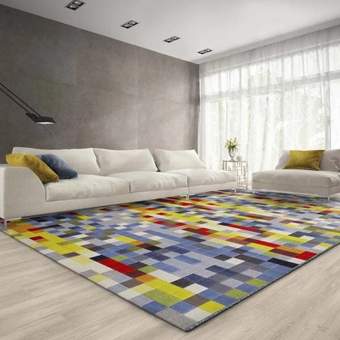 Tapete para Sala Pixel N Colorido 1,50x2,00M São Carlos