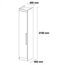 Ver imagem 5 de Guarda-Roupa Casal com Cabeceira 7 Peças Modena Ii Demóbile