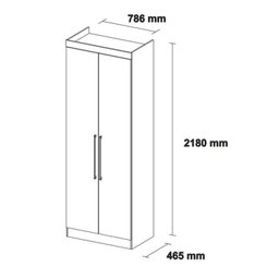 Guarda-Roupa Casal com Cabeceira 7 Peças Modena Ii Demóbile - 8 Guarda-Roupa Casal com Cabeceira 7 Peças Modena Ii Demóbile - 8