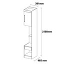Ver imagem 5 de Guarda-Roupa Casal com Cabeceira 7 Peças Modena Ii Demóbile