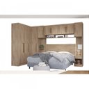 Ver imagem 3 de Guarda-Roupa Casal com Cabeceira 7 Peças Modena Ii Demóbile