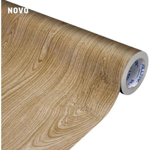 Papel Parede Decorativo Alltak Lavável Todos Modelos 60cmx5m - Wood Pamplona
