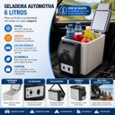 Ver imagem 6 de Mini Geladeira Refrigerador e Aquecedor 6 Litros Automotiva para Carro e Barco Profissional 12V
