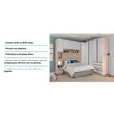 Ver imagem 4 de Guarda Roupa 9 Portas E 6 Gavetas Legno Crema Com Branco