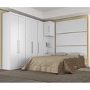 Ver imagem 1 de Guarda-Roupa Casal com Cabeceira 8 Peças Modena V Demóbile