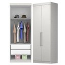 Ver imagem 2 de Guarda-Roupa Casal com Cabeceira 8 Peças Modena V Demóbile