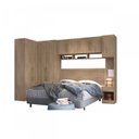 Ver imagem 3 de Guarda-Roupa Modulado Casal 6 Peças Módena Vi Demóbile