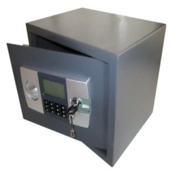 COFRE ELETRONICO DIGITAL DISPLAY LCD EM AÇO COM BANDEJA CHAVE RESERVA CHUMBADORES E SUPORTE DE PARED - 4