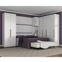 Ver imagem 2 de Guarda-Roupa Casal com Cabeceira 8 Peças Modena VII Demóbile