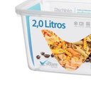 Ver imagem 2 de Potes Transparente Volare Rischioto 2l Retangular - 2,0 Litros - Panami