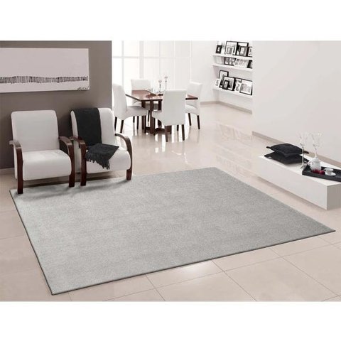 Tapete para Sala Relex N Prata 2,00x2,50M - Kriar Tapetes