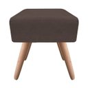 Ver imagem 2 de Puff Decorativo Ibiza Quadrado Suede - Marrom