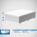 Ver mais imagens de Conjunto Box Viúva Mola Ensacada Prodormir Solar Bambu Bege