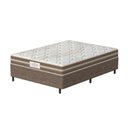 Ver imagem 1 de Conjunto Box Viúva Mola Ensacada Prodormir Solar Bambu Bege