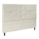 Ver imagem 1 de Cabeceira Camboriú Para Cama Box Queen 164 cm Suede - SSX Multicoisas - Bege