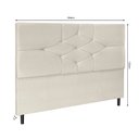 Ver imagem 3 de Cabeceira Camboriú Para Cama Box Queen 164 cm Suede - SSX Multicoisas - Bege
