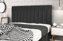 Ver imagem 1 de Cabeceira Casal King Jbe Moveis Leblon Marrom 195cm Para Cama Box 193cm Decoração Quarto - Preto