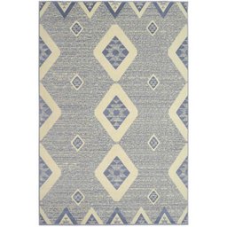 Tapete para Sala Supreme Lyre 03-28 Azul Claro 1,00x1,50M - Kriar Tapetes - 2