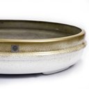 Ver imagem 3 de Vaso Bacia Decorativo Osaka Branco Gold Vietnamit G 16 Cm B02 - D'Rossi