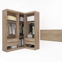 Ver imagem 3 de Guarda-Roupa Modulado Casal 4 Peças Módena Xi Demóbile