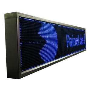 Painel de Led Digital 100x40 Externo Azul Wi-fi:110v/azul