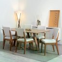 Ver imagem 5 de Mesa de Jantar Retangular para 6 Lugares Avena 160 Cm - Canella