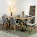 Ver imagem 6 de Mesa de Jantar Retangular para 6 Lugares Avena 160 Cm - Canella