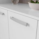 Ver imagem 7 de Conjunto Cozinha Modulada Completa 5 Peças e Balcão para Pia sem Tampo 118cm Iris Branco