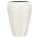 Ver imagem 1 de Vaso Fibra de Vidro Cachepot 46cm Vietnamita Decorativo Sala Plantas Off White