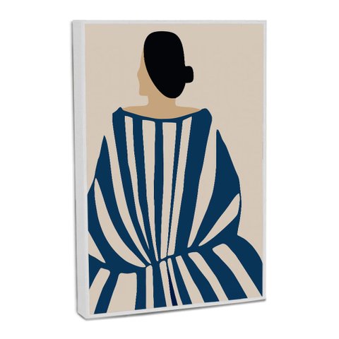 Quadro Decorativo Sakura com Moldura Filete