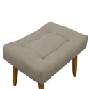 Ver imagem 4 de Puff Banqueta Decorativo Pés Madeira