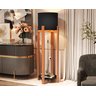Luminária Abajur Austria com Mesinha Sala Leitura Quarto:preto - 1