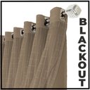 Ver imagem 4 de cortina pé direito blackout c/voal 5,00 x 4,30 Roma bege