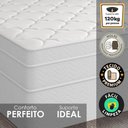 Ver imagem 3 de Cama Box Queen + Colchão Molas Ensacadas Don Confort Europillow 158x198x74cm