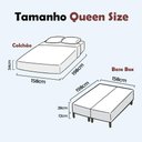 Ver imagem 2 de Cama Box Queen + Colchão Molas Ensacadas Don Confort Europillow 158x198x74cm