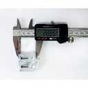 Ver imagem 3 de KIT 3 SUPORTES ACRÍLICO PARA CORTINA ROLÔ - MANUTENÇÃO