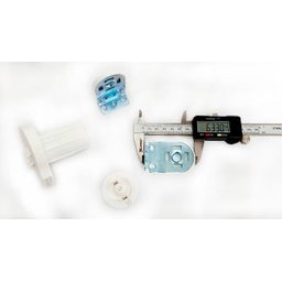 Peças Para Persiana/Cortina Rolô 1 Kit 38Mm C/Corrente - Peças Cortina Rolô - 4