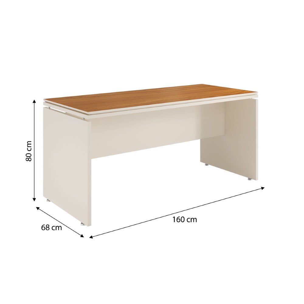 Mesa para Escritório com Tampo Duplo Oslo - 4