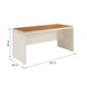 Mesa para Escritório com Tampo Duplo Oslo - 3